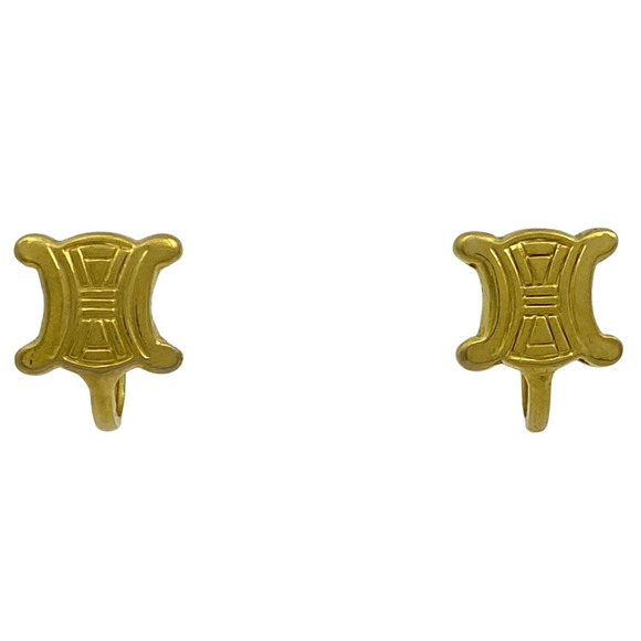 Celine Triomphe Earrings GP - Picture 1 of 3